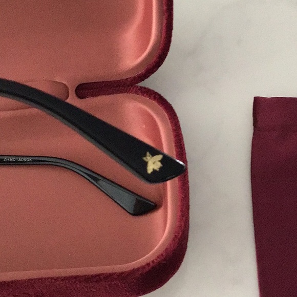 Gucci cat eye eyeglass frames GG00930 001 color black - Picture 6 of 7